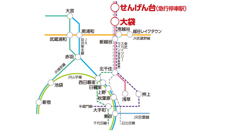 アクセス路線図