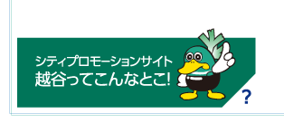 シティプロモーションサイト越谷ってこんなとこ！