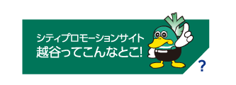 シティプロモーションサイト越谷ってこんなとこ！