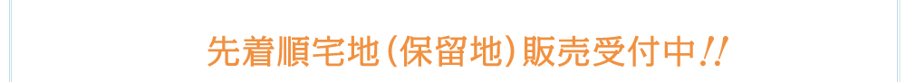 先着順販売物件情報
